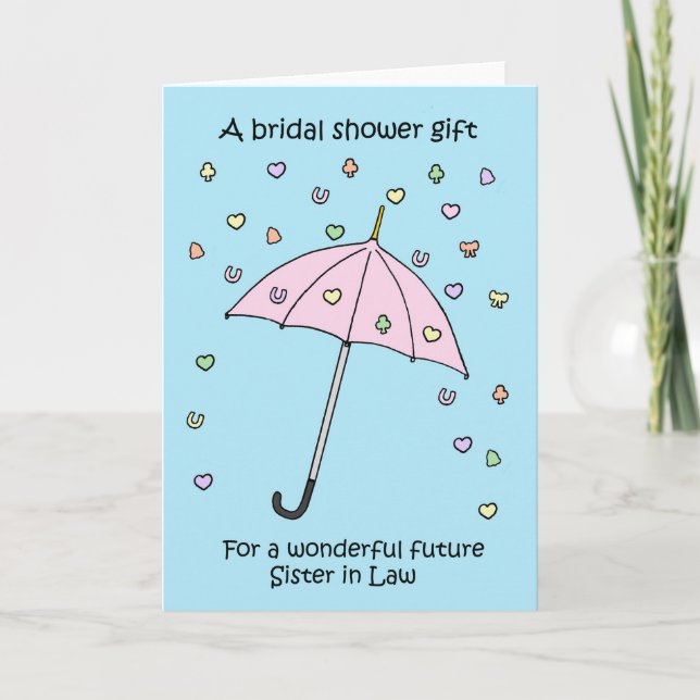 Bridal Shower Gift for Future Sister in Law Invitation (Front)