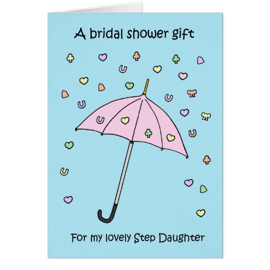 Bridal Shower gift for Step Daughter Card
