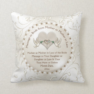 Bridal Shower Gifts from Mother of the Groom Cushion