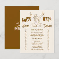 Bridal Shower Girls Gone Mild Guess Who Game