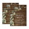 Bridal Shower Greenery Eucalyptus Rustic Wood