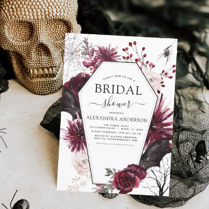 Bridal Shower Halloween Autumn Fall Invitation