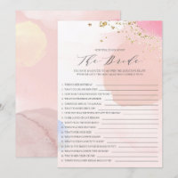 Bridal Shower How Well Do You Know The Bride Game