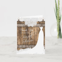 Bridal Shower in Rustic Wood & Vintage Lace