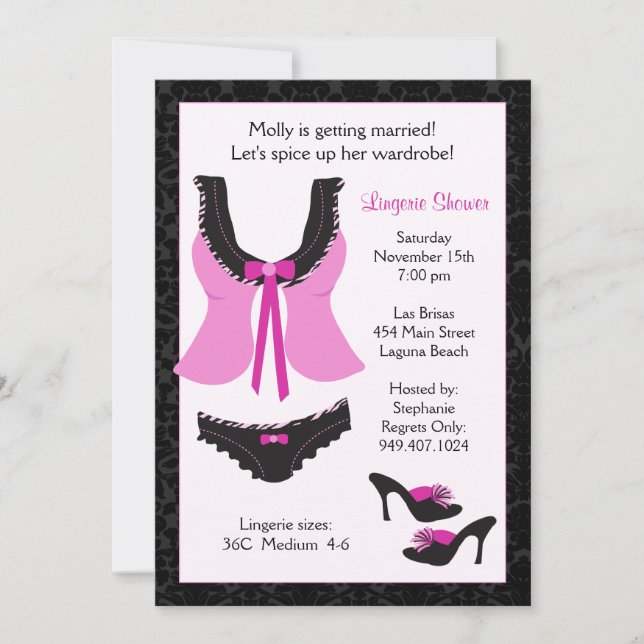 Bridal Shower Invitation (Front)