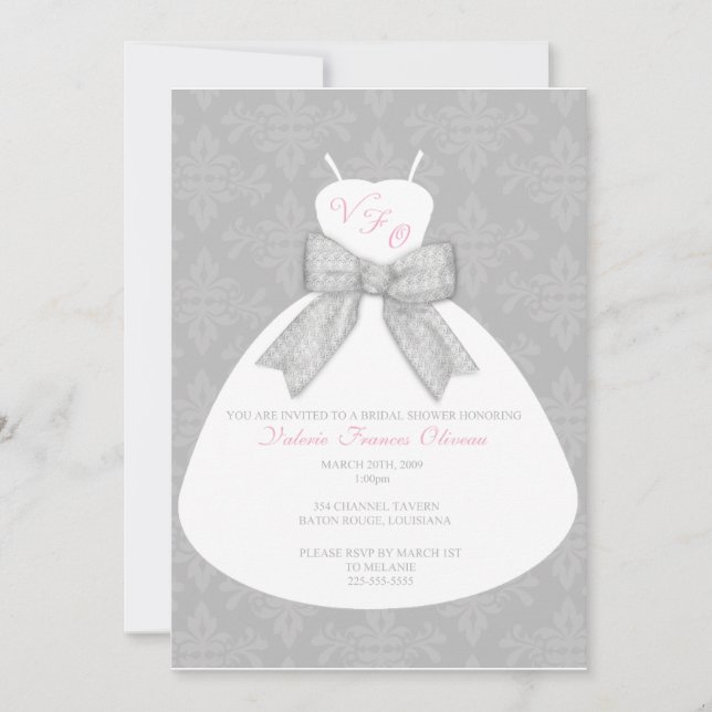 Bridal Shower Invitation (Front)