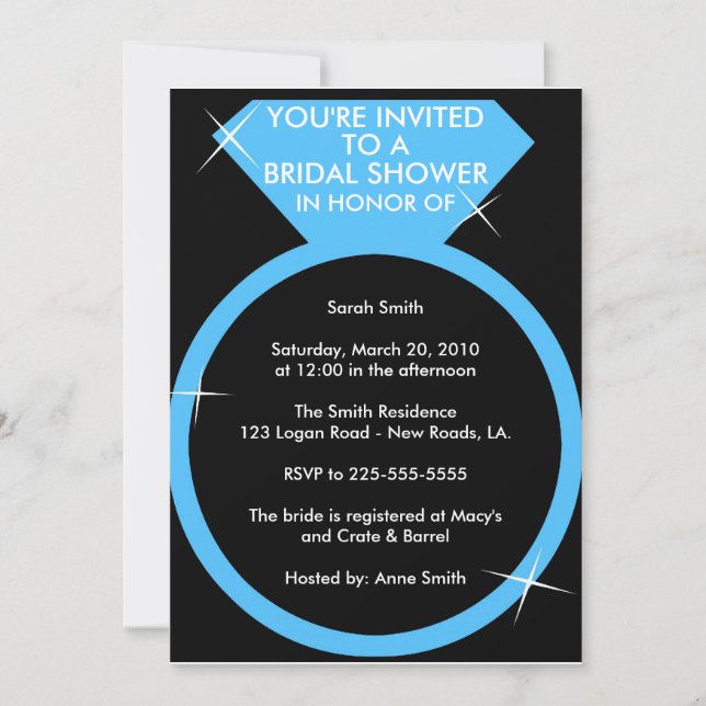 Bridal Shower Invitation (Front)