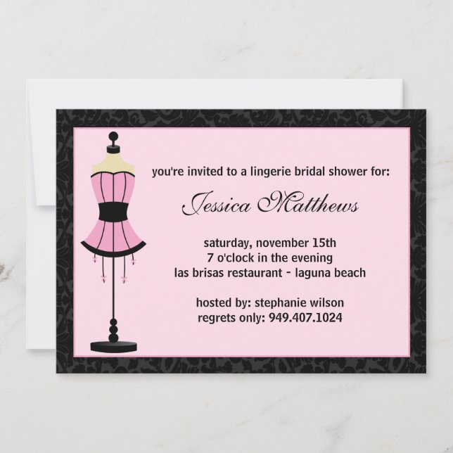Bridal Shower Invitation (Front)