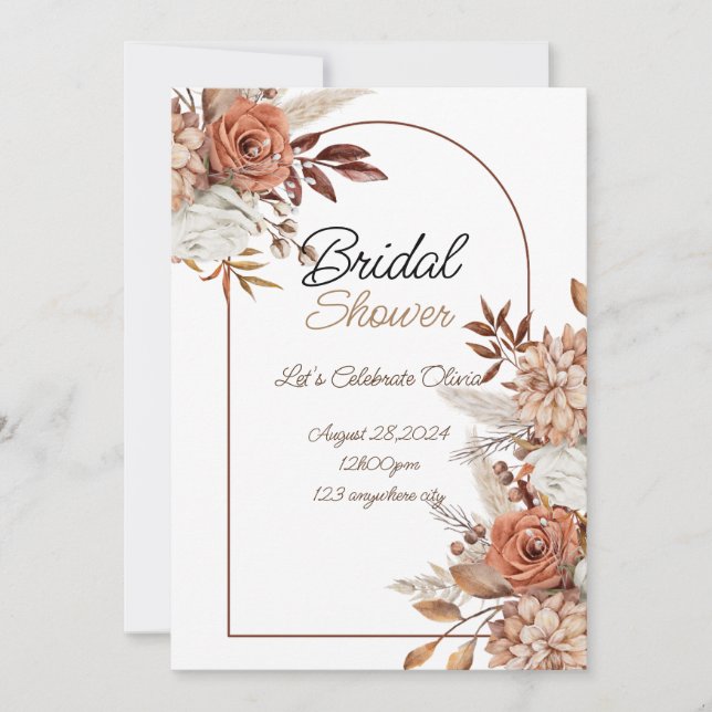 BRIDAL SHOWER INVITATION (Front)