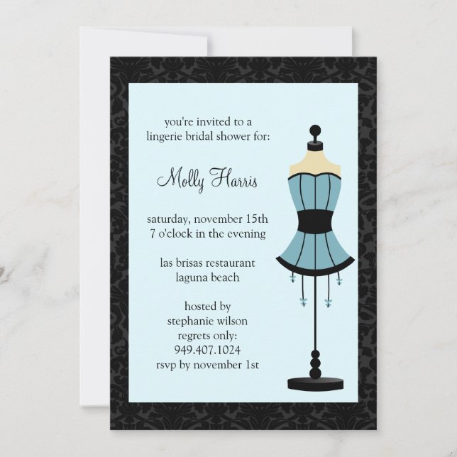 Bridal Shower Invitation (Front)