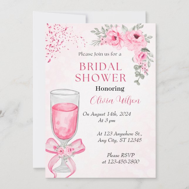 Bridal shower invitation (Front)