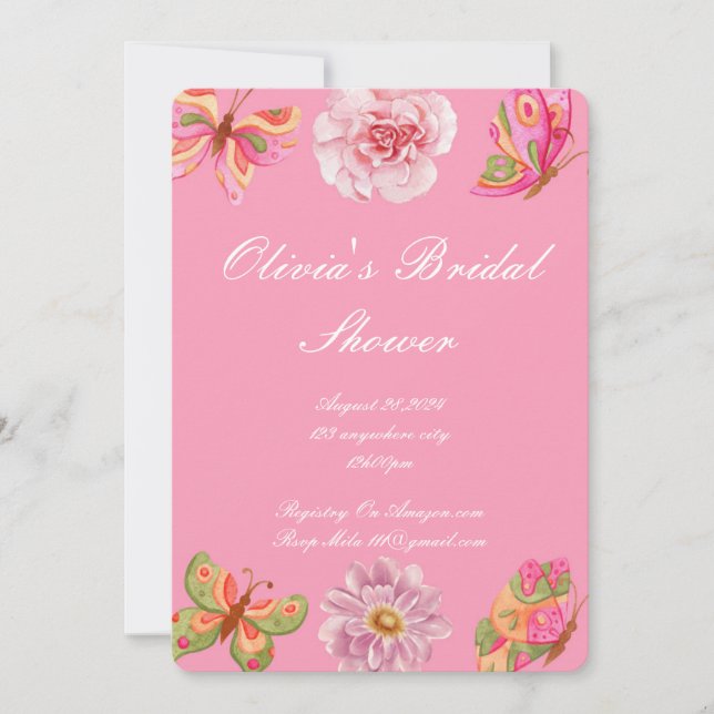 bridal shower invitation  (Front)