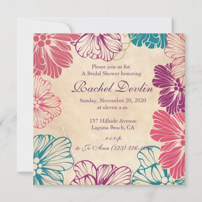 Bridal Shower Invitation (Front)