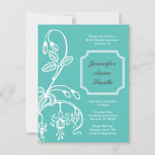 Bridal Shower Invitation - Bleeding Hearts