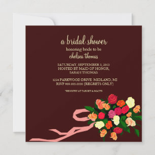 Bridal Shower Invitation [Brown]