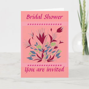 Bridal Shower Invitation Card