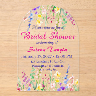 Bridal Shower Invitation Card
