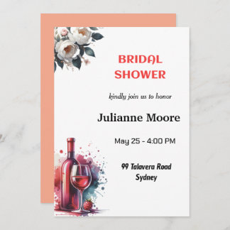 Bridal Shower Invitation Card