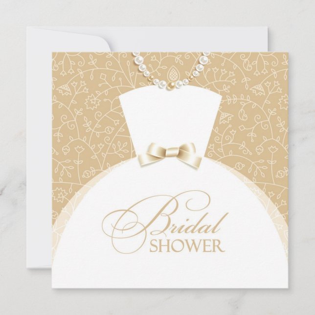 Bridal Shower Invitation Flat Card (Front)