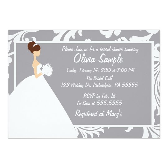 Bridal Shower Invitation Floral