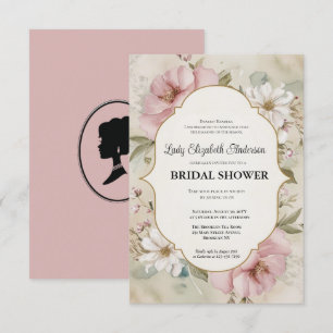 bridal shower invitation,french chateau party invitation