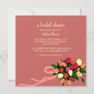 Bridal Shower Invitation [Mauve]
