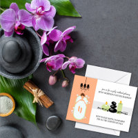 Bridal Shower Invitation or A Spa Weekend Getaway