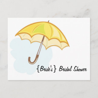 Bridal Shower Invitation Postcard