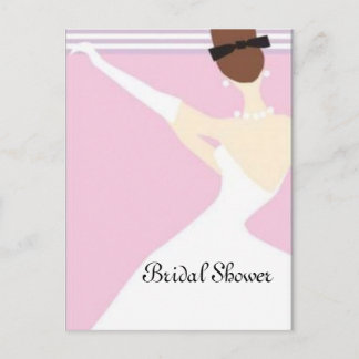 Bridal Shower Invitation Postcard