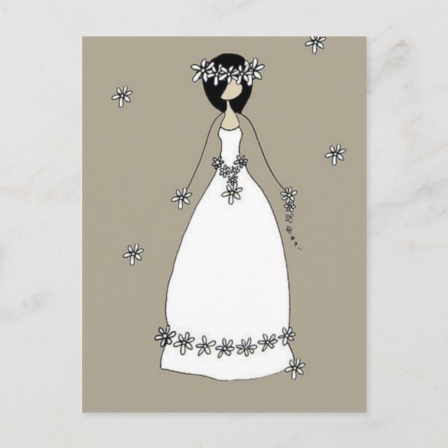 Bridal Shower Invitation Postcard (Front)