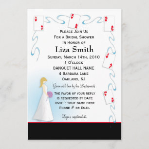 Bridal Shower Invitation - Vegas Theme