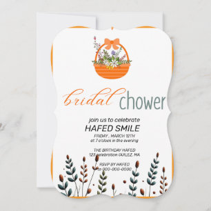 Bridal Shower Invitation with Spring and Summer 