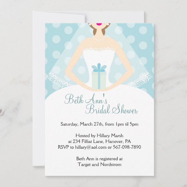 Bridal Shower Invitations (Front)