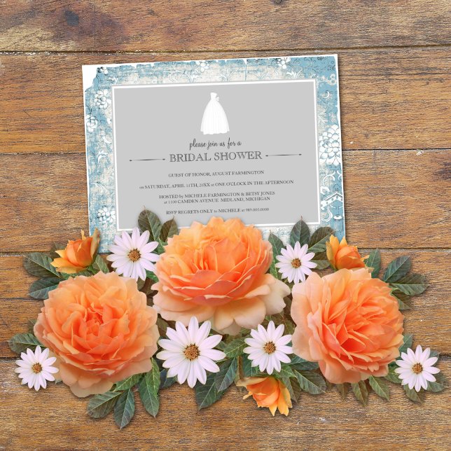 Bridal Shower Invitations {Blue} (Creator Uploaded)