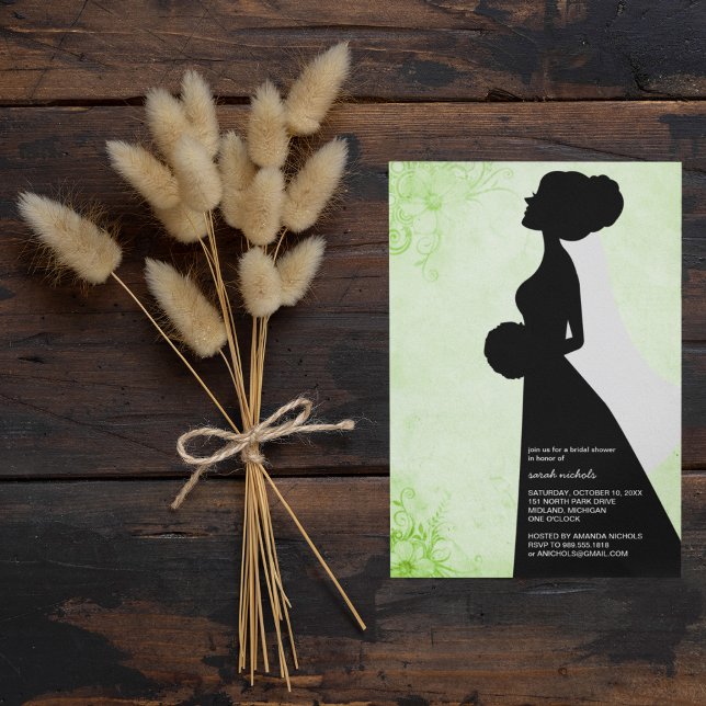 Bridal Shower Invitations {Green} (Creator Uploaded)