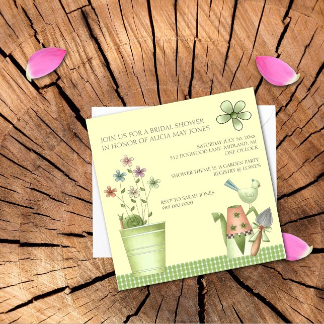 Bridal Shower Invitations or Garden Party Event (Creator Uploaded)