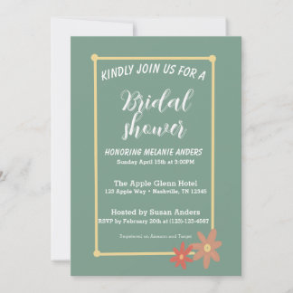 Bridal shower invite
