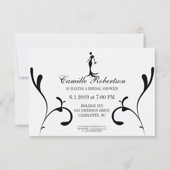 Bridal Shower Invite | Front & Centre (Front)