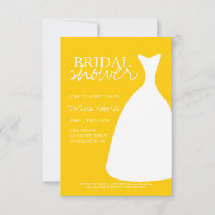 Bridal Shower Invite Silhouette