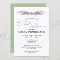 Bridal Shower Lavender Flower Bundles