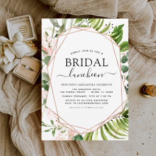 Bridal Shower Luncheon Greenery Eucalyptus Invitation