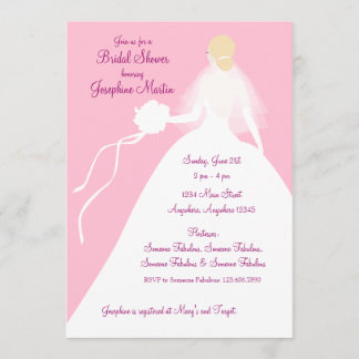Bridal Shower Luncheon Invitation