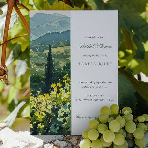 Bridal Shower Napa Valley Invitation