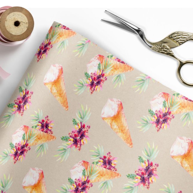 Bridal Shower or Birthday Floral Wrapping Paper (Creator Uploaded)