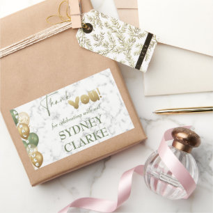 Bridal Shower. Pajama party Rectangular Sticker