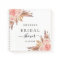 Bridal Shower pampas grass rose gold guest book
