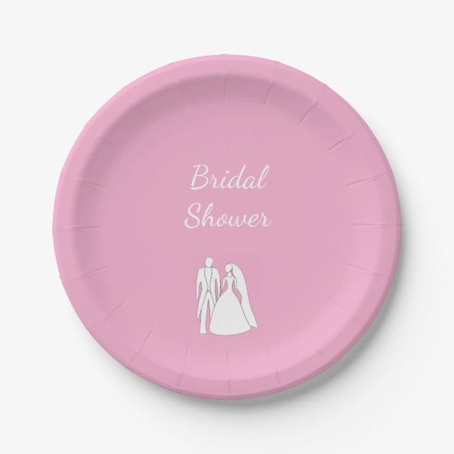 Bridal Shower Paper Plates (Front)