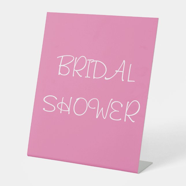BRIDAL SHOWER PEDESTAL SIGN (Front)