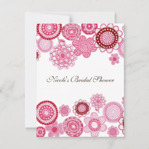 Bridal Shower Pink Custom Invitation