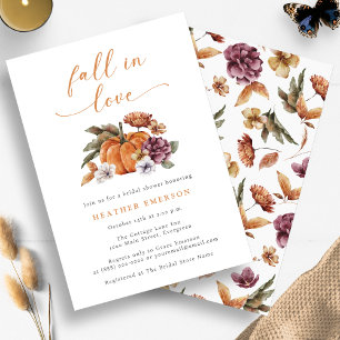 Bridal Shower Pumpkin Invitation